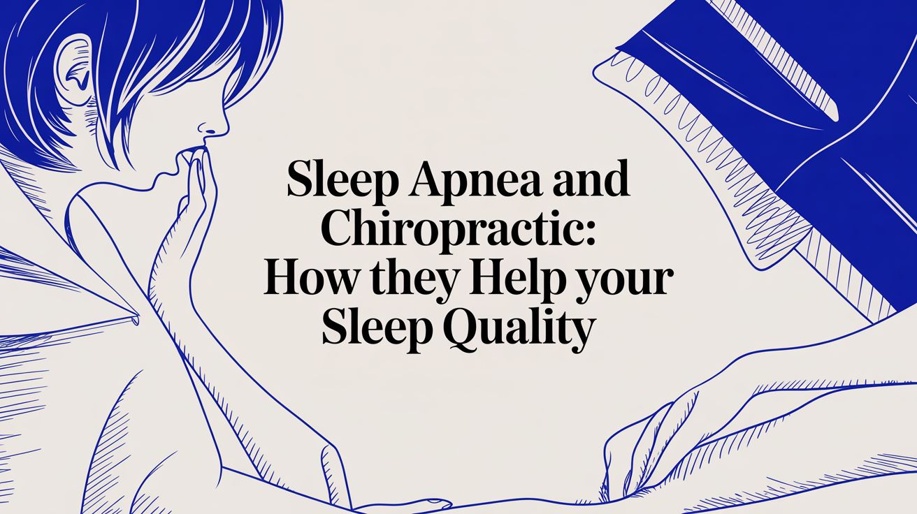 Sleep Apnea And Chiropractic Sleep Illustration